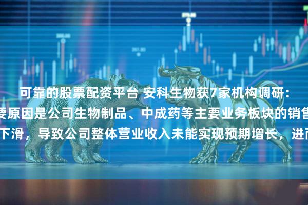 可靠的股票配资平台 安科生物获7家机构调研：公司业绩未达预期的主要原因是公司生物制品、中成药等主要业务板块的销售收入出现下滑，导致公司整体营业收入未能实现预期增长，进而影响了净利润的提升（附调研问答）